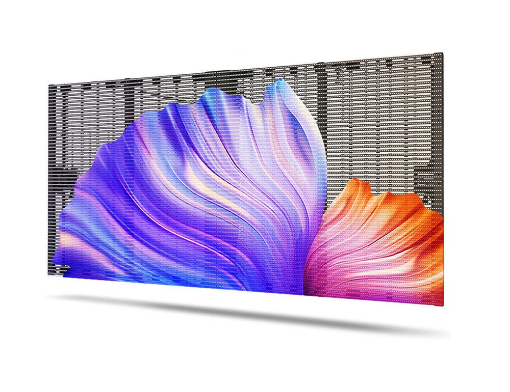 P2.6-5.2 HD Pannello di visualizzazione LED trasparente 2500nits Installazione sospesa