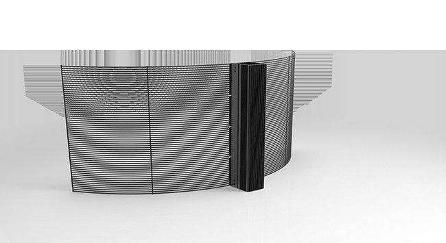 P2.6-5.2 HD Pannello di visualizzazione LED trasparente 2500nits Installazione sospesa