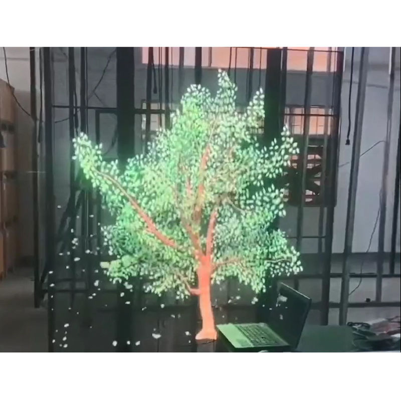 4K Display LED trasparente e sottile pannello multicolore ad alta definizione