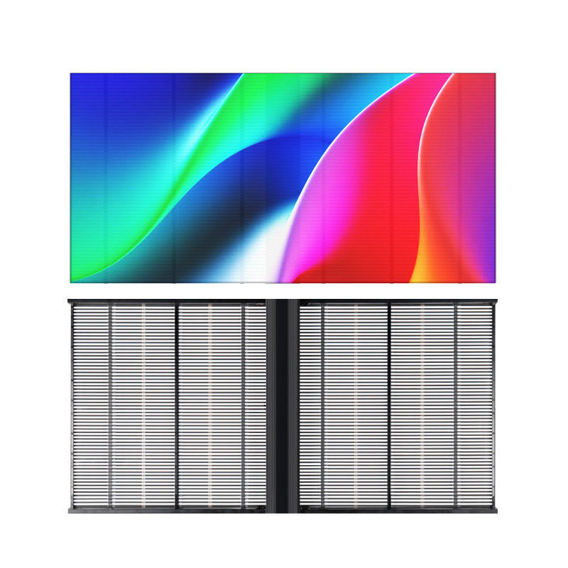 4K Display LED trasparente e sottile pannello multicolore ad alta definizione