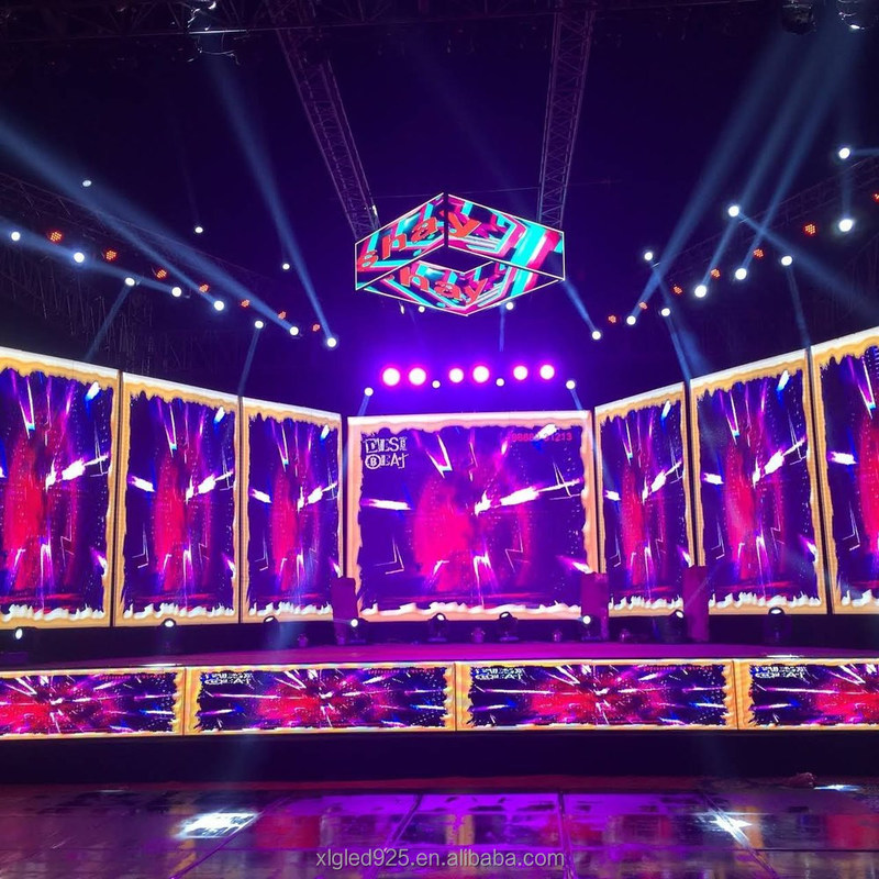 Pratico noleggio schermi video, schermo LED impermeabile per noleggio palcoscenico