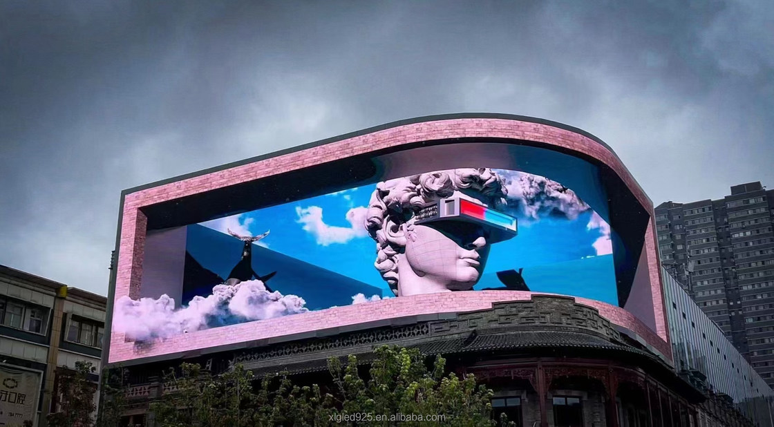 ISO9001 3D Outdoor LED Screens Multicolor P4.81 Per la pubblicità