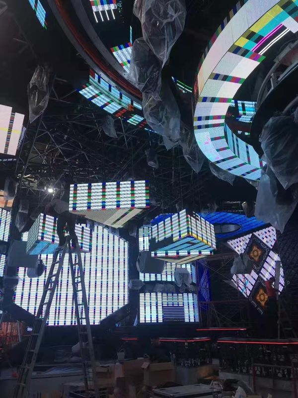 Scenario Indoor LED Display Screen 500X500mm Gabinetto P2.6 P2.9 P3.9 P5.95