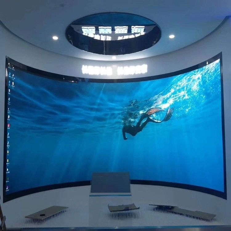 Display video a parete a LED P3.91 impermeabile multicolore per interni all'aperto