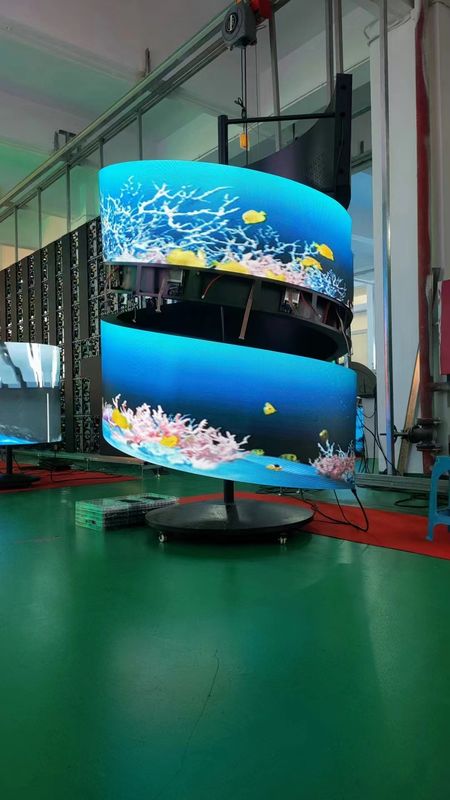3840HZ Curve Concerto Video Wall, SMD1515 LED Screen Per Spettacolo