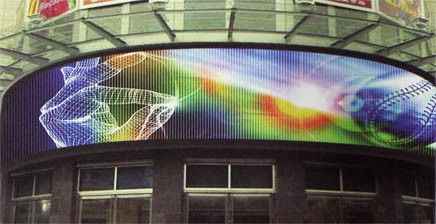 Display a LED circolare flessibile e resistente